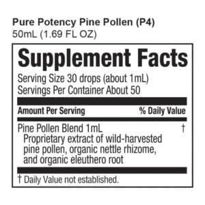 pure pine pollen suppl facts