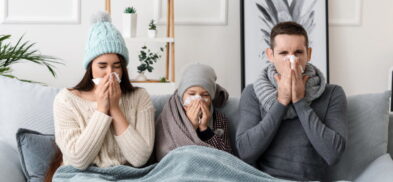 family sick during flu season