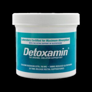 Detoxamin 750 mg EDTA suppositories with reduced glutathione, 30 count