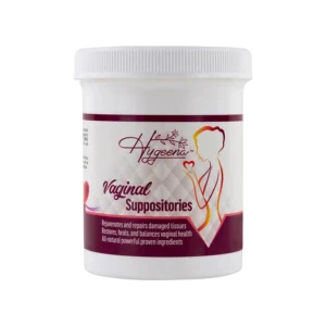 Hygeena Vaginal Suppositories — 15 count jar
