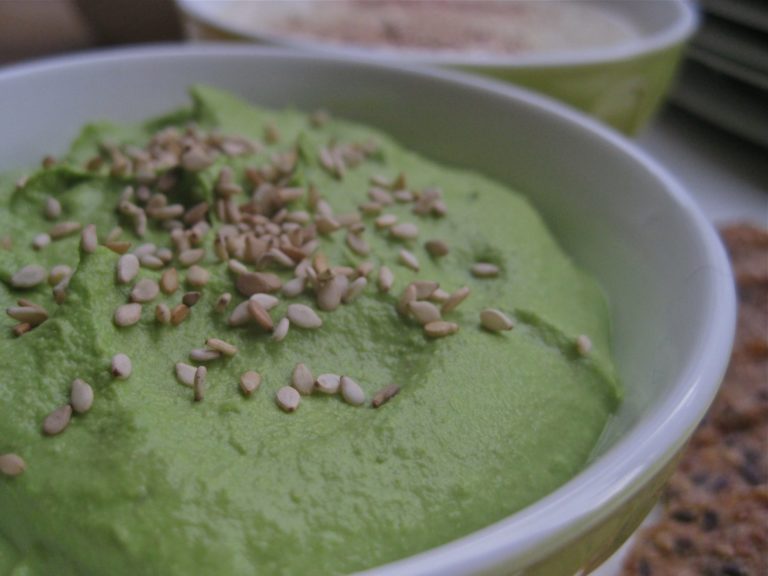 Edamame Spinach Dip HoneyColony