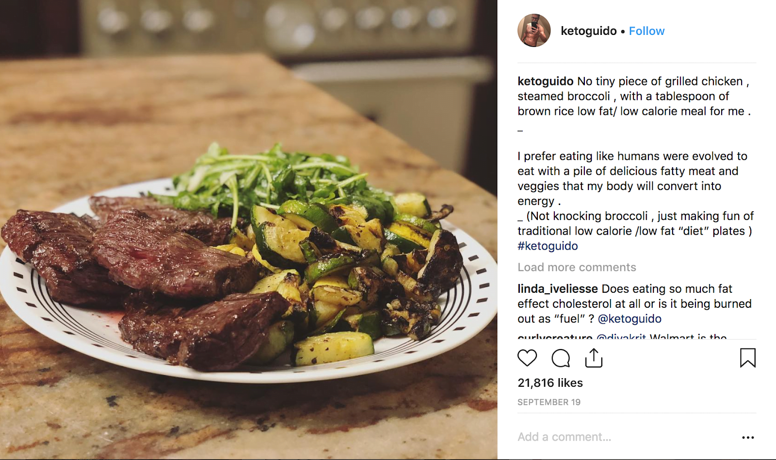 celebrities on keto diet